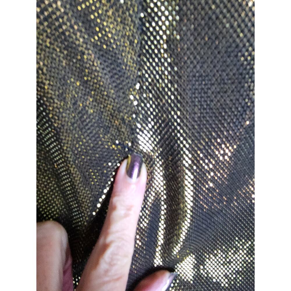 h:ours Revolve Sonora split leg metallic pants gold sz M lined party nye date - Picture 10 of 11